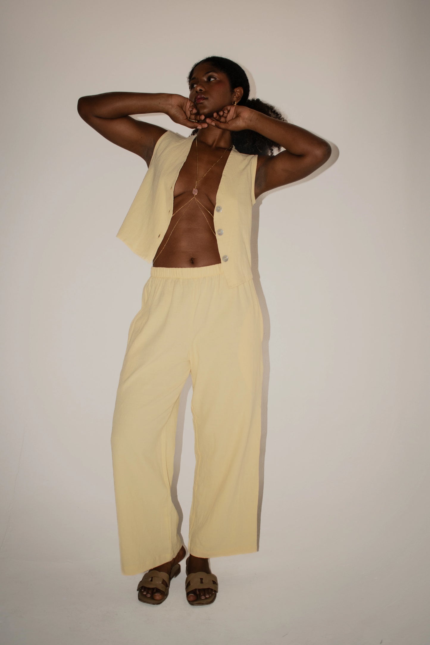 Pantalón de Lino Holgado